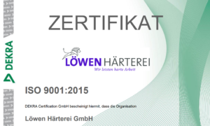 ISO 9001:2015 Zertifikat